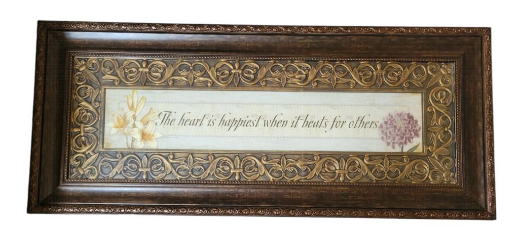 Framed Picture 18” x 42”
