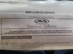 Vent visor Deflector for Side Rear Windows of