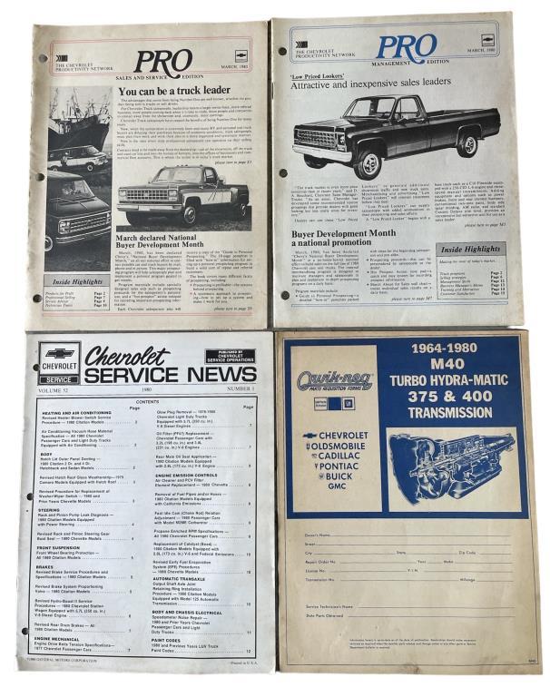 Assorted Parts Catalogs