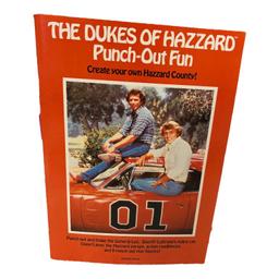 The Dukes of Hazzard Punch Out Fun-Unpunched