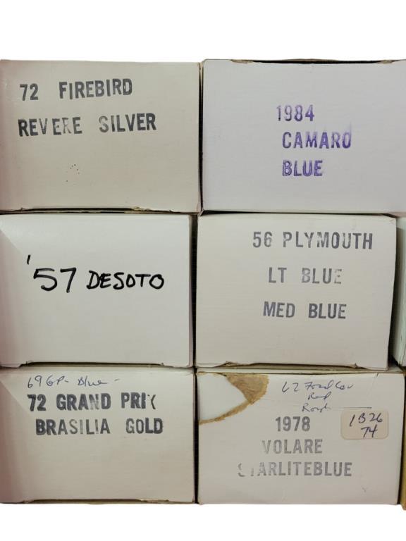 (16) EMPTY-Promo Car Boxes