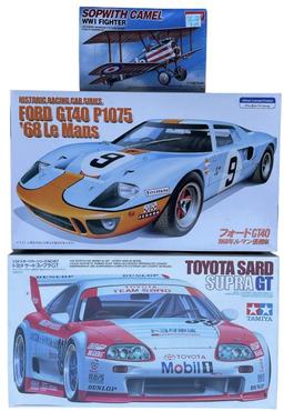 (3) Unassembled Model Vehicles (2) are Japanese