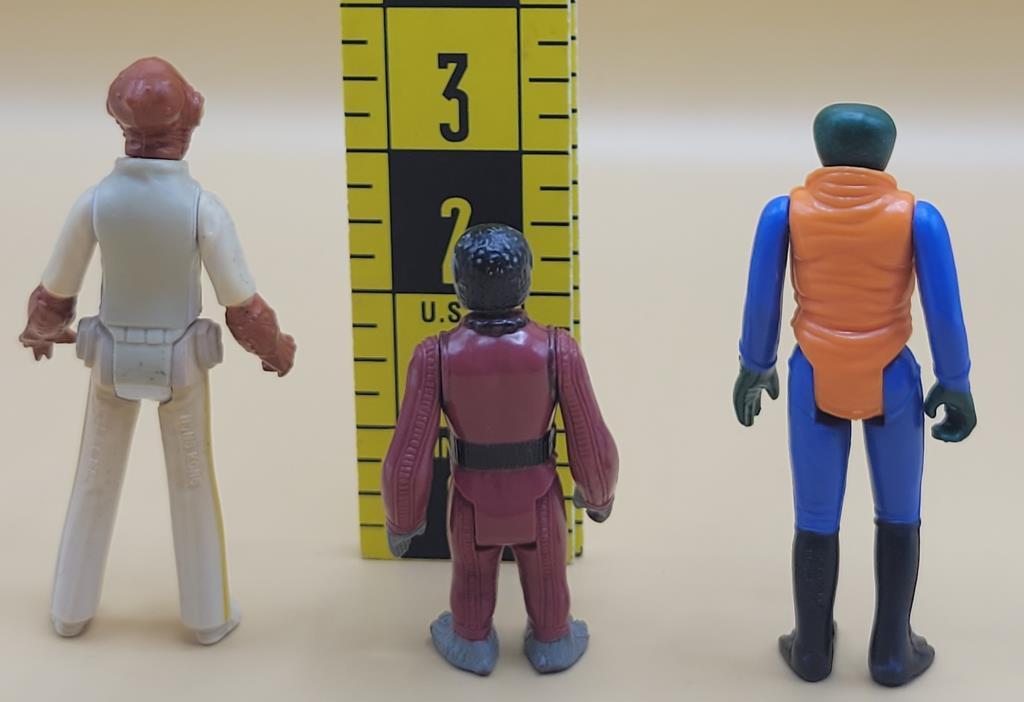 (3) Kenner Star Wars Action Figures: 1978 Walrus