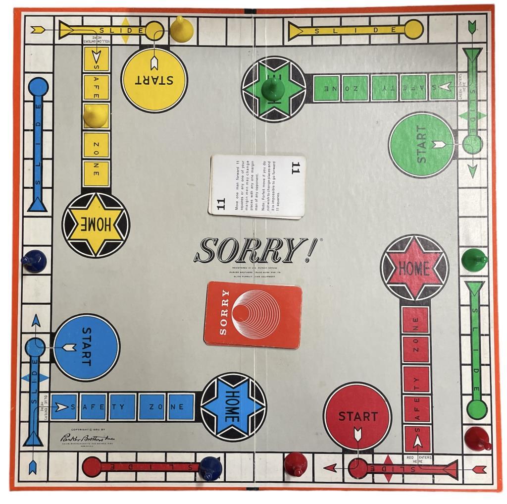 (4) Vintage Board Games in Original Boxes: “The