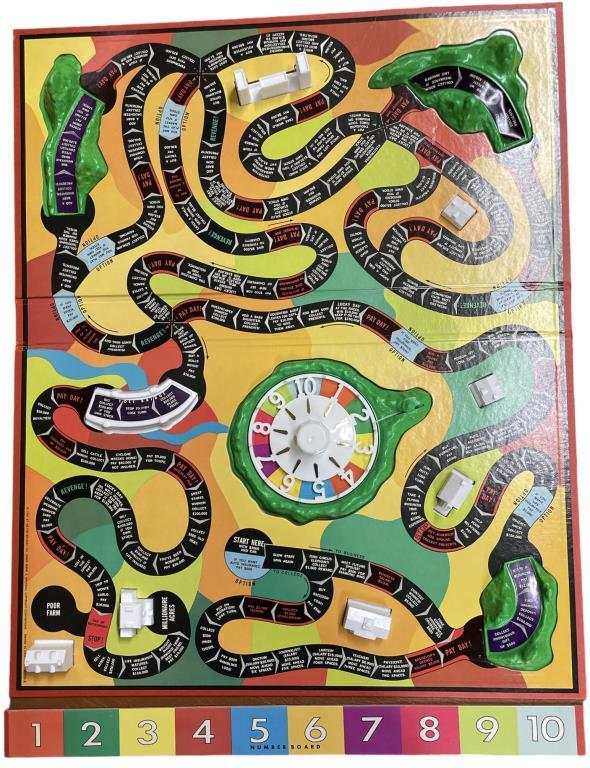 (4) Vintage Board Games in Original Boxes: “The