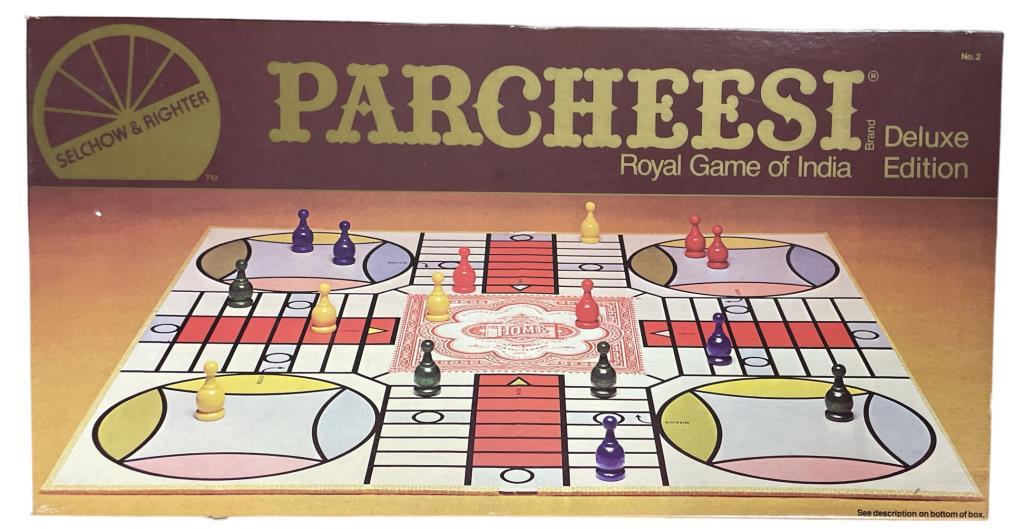 (4) Vintage Board Games in Original Boxes: “The