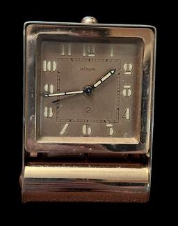 Vintage Swiss Le Couture Folding Clock