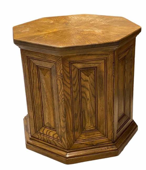 Octagon-Shaped End Table--21" x 21",  21" High
