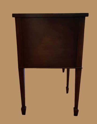 Mahogany Serpentine Front Buffet with Brass