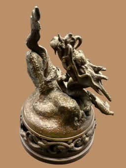 20th Century Tripod Censer, Reticulated Lid, Deep