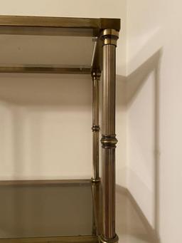 Metal and Glass Bookshelf