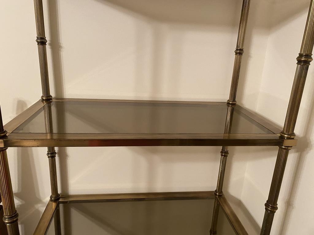Metal and Glass Bookshelf