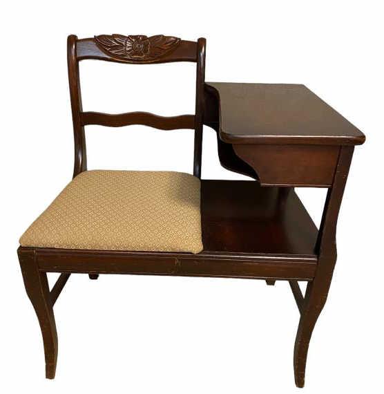 Gossip Bench Telephone Table.  Mid Twentieth