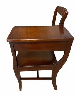 Gossip Bench Telephone Table.  Mid Twentieth