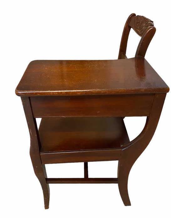 Gossip Bench Telephone Table.  Mid Twentieth
