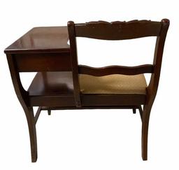 Gossip Bench Telephone Table.  Mid Twentieth