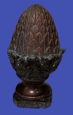 (2) Decorative Items: Centerpiece Bowl, P