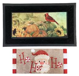 Door Mat with (2) Changeable Inserts