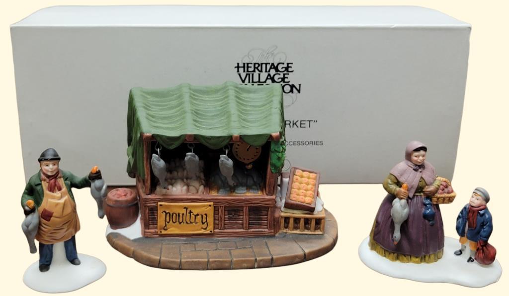 Department 56-"Poultry Market"-Heritage Village