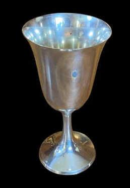 (4) Sterling Silver Goblets - 6 5/8" H