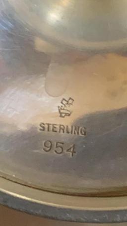 (4) Sterling Silver Goblets - 6 5/8" H