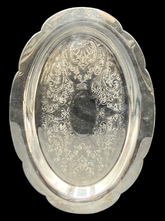 Wallace Silver Plate Cream and Sugar Set