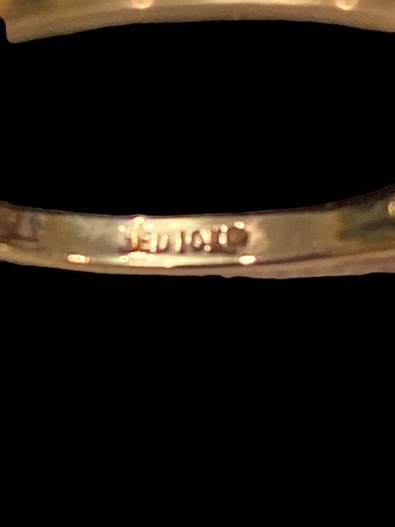 10 Kt Yellow Gold Ruby and Diamond Dome Ring--2.8