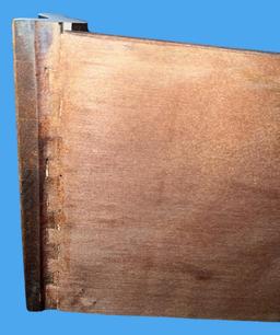Vintage Mahogany Side Table on Castors, Dovetail
