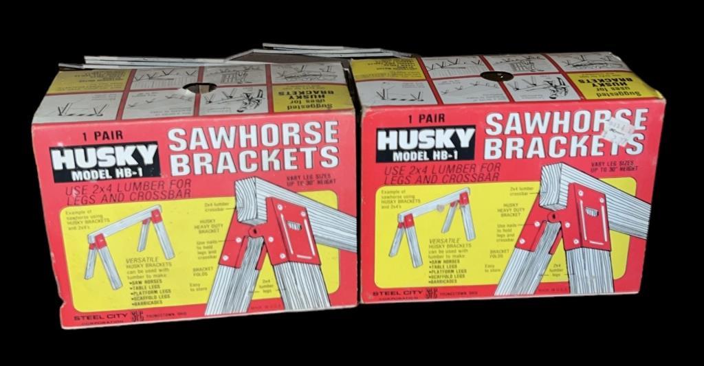 (2) Pair of Husky Sawhorse Brackets