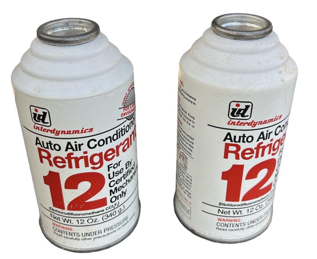 (2) Cans of R12 Refrigerant