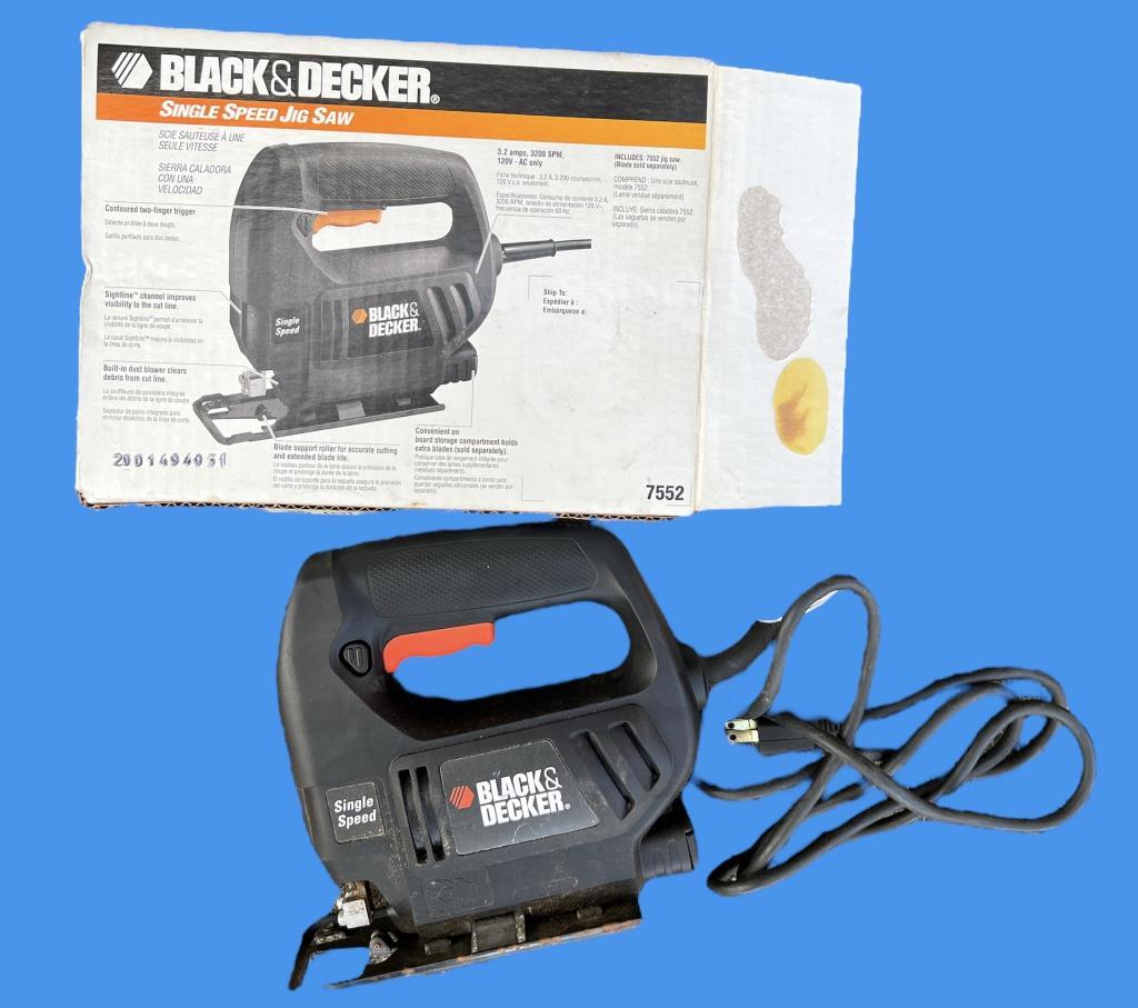 Black & Decker Single Speed Jig Saw