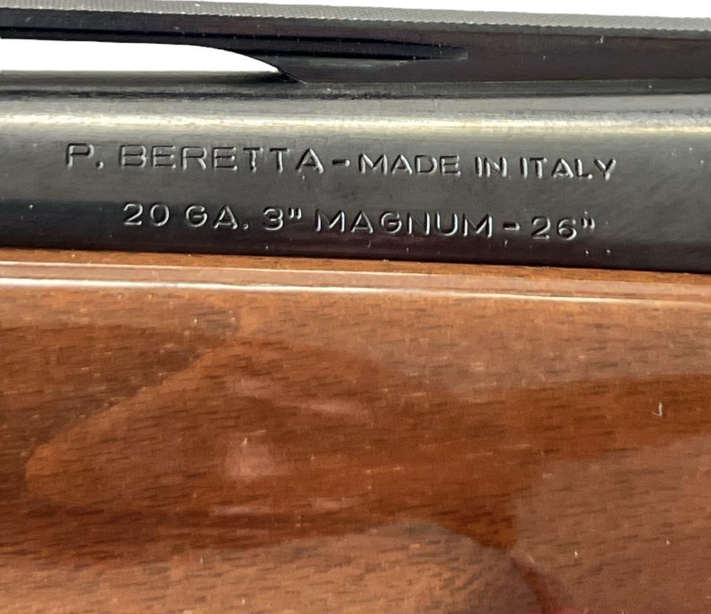 Arms Co. Beretta Semi-Auto 20 Ga. Shotgun