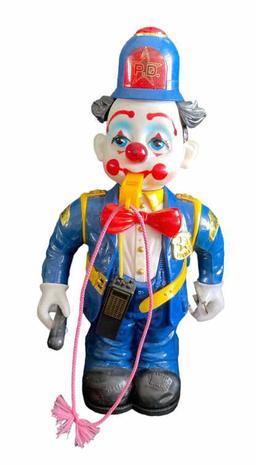 Vintage New Bright Bump N Benny Clown Policeman