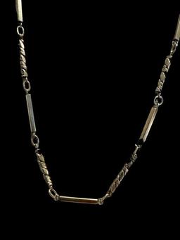 Sterling Silver Necklace-31" Marked "Sterling on