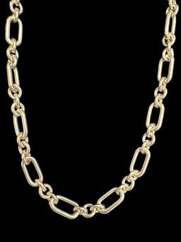 Sterling Silver 32 1/2" Necklace marked "Sterling"