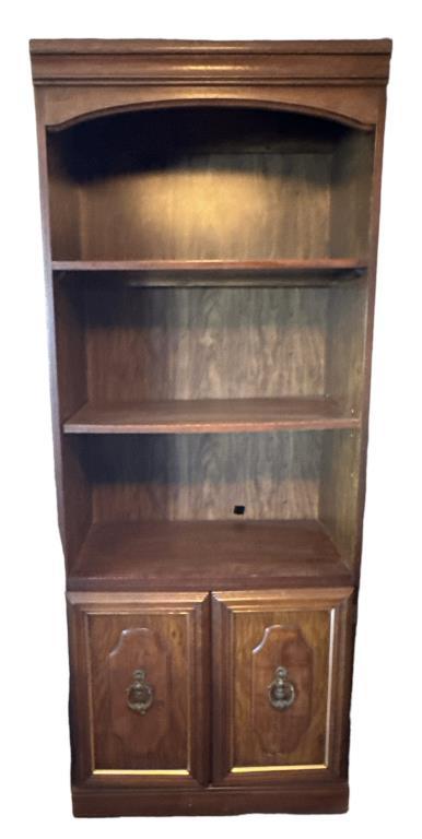 Lighted 2-Door 3-Shelf Cabinet