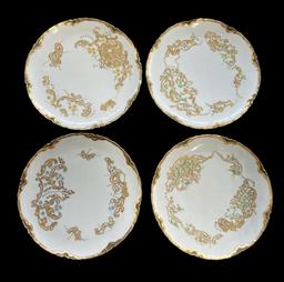 (9) Antique French Haviland Limoges 8 1/2" Plates,