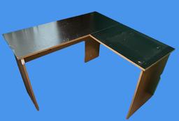 L-Shaped Computer Desk—30” Tall, Measurements