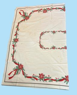 Christmas Napkins, Tablecloth, Decoration, and