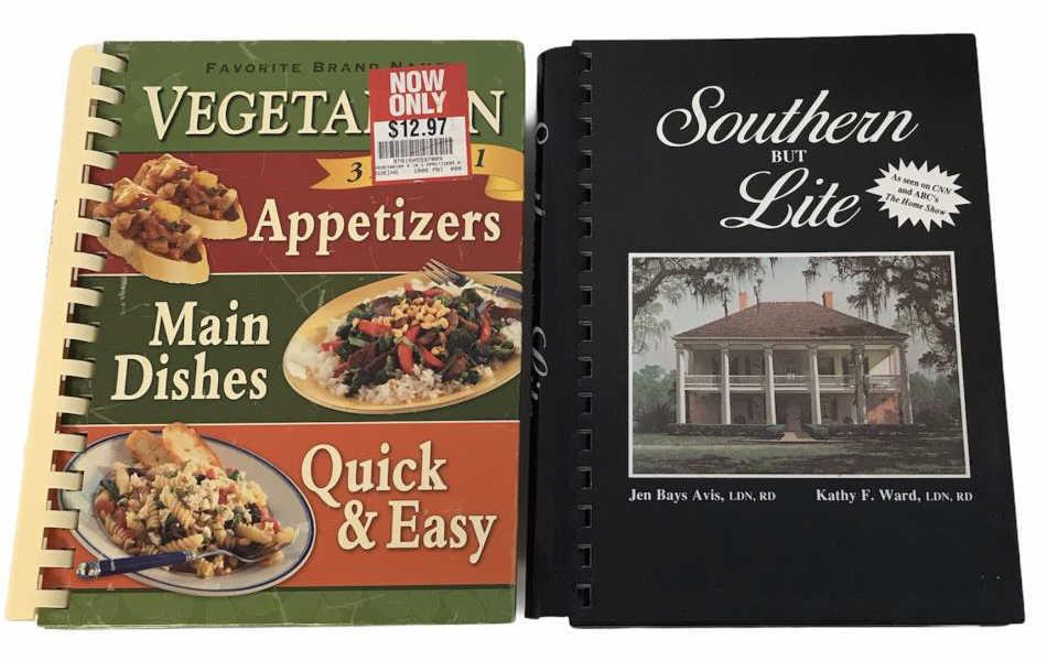 (9) Spiral Bound Cook Books