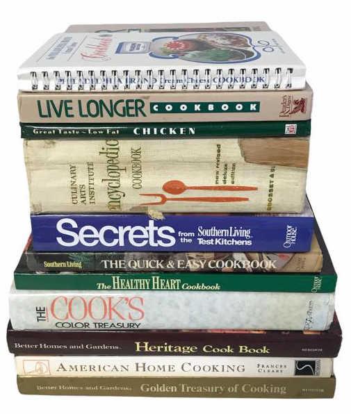 (11) Assorted Cook Books