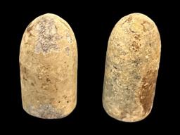 (2) Lead Civil War Bullets