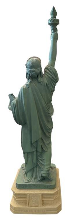 Vintage Statue of Liberty Figurine Signed Wang