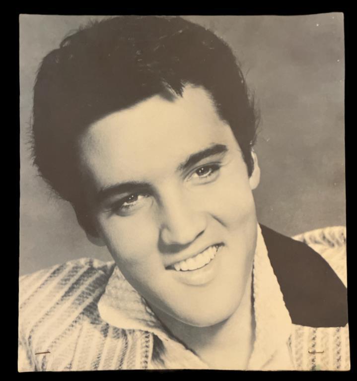 Autographed 5 x 7 Elvis Presley Photograph, ,