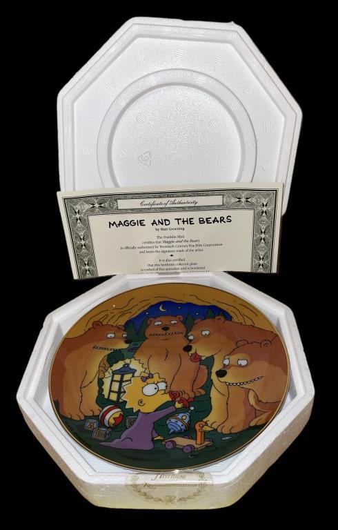 Limited Edition Franklin Mint Simpson’s Plate