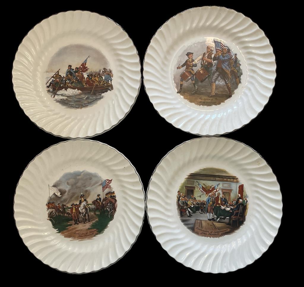 Set of (4) Colonial Hearthstone Bicentennial