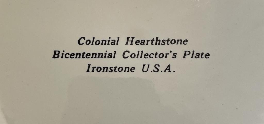 Set of (4) Colonial Hearthstone Bicentennial