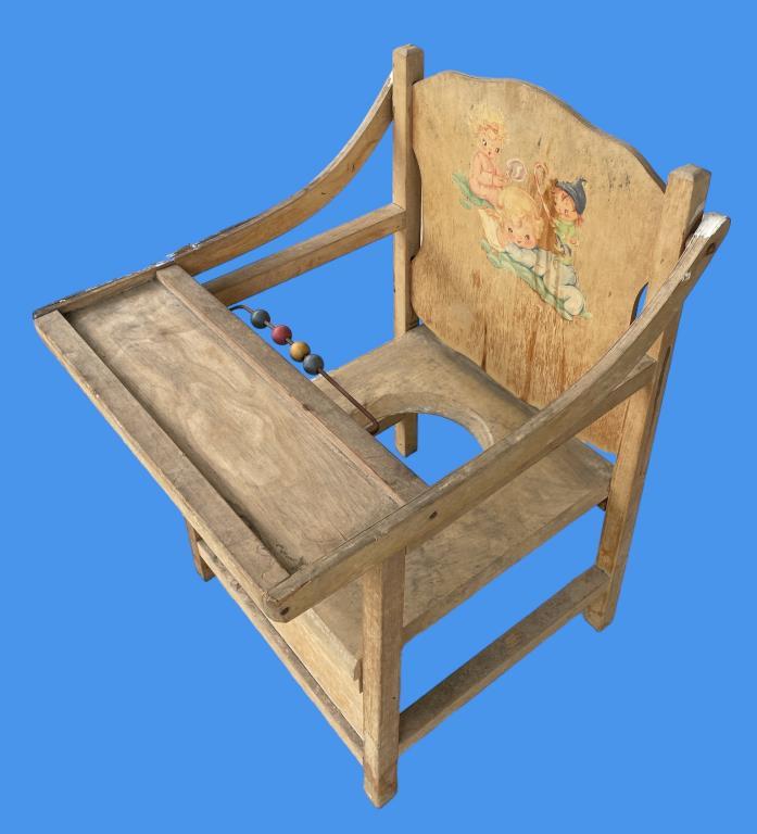 Vintage Wooden Child’s Potty Chair