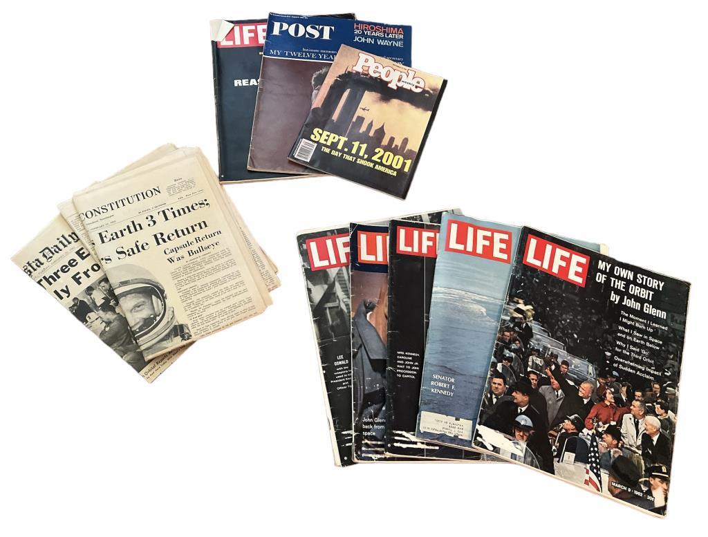 Assorted Magazines and Newspapers From