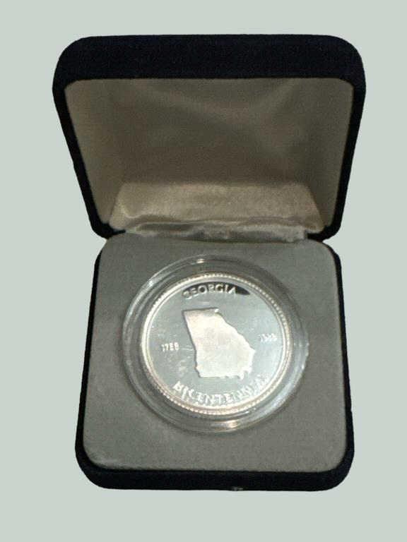 Limited Edition .999 One Ounce 1987 Georgia